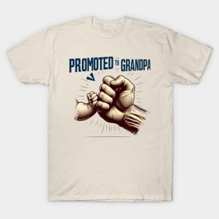 Promoted To Grandpa T-Shirt